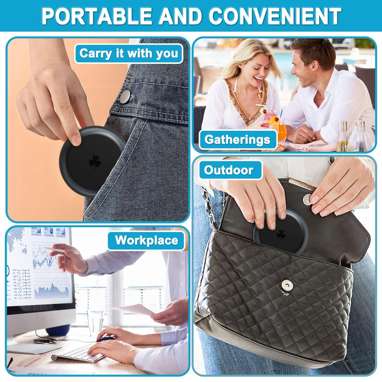 - 2 Pack Retainer Mouth Guards Travel Cases, Black + Black.