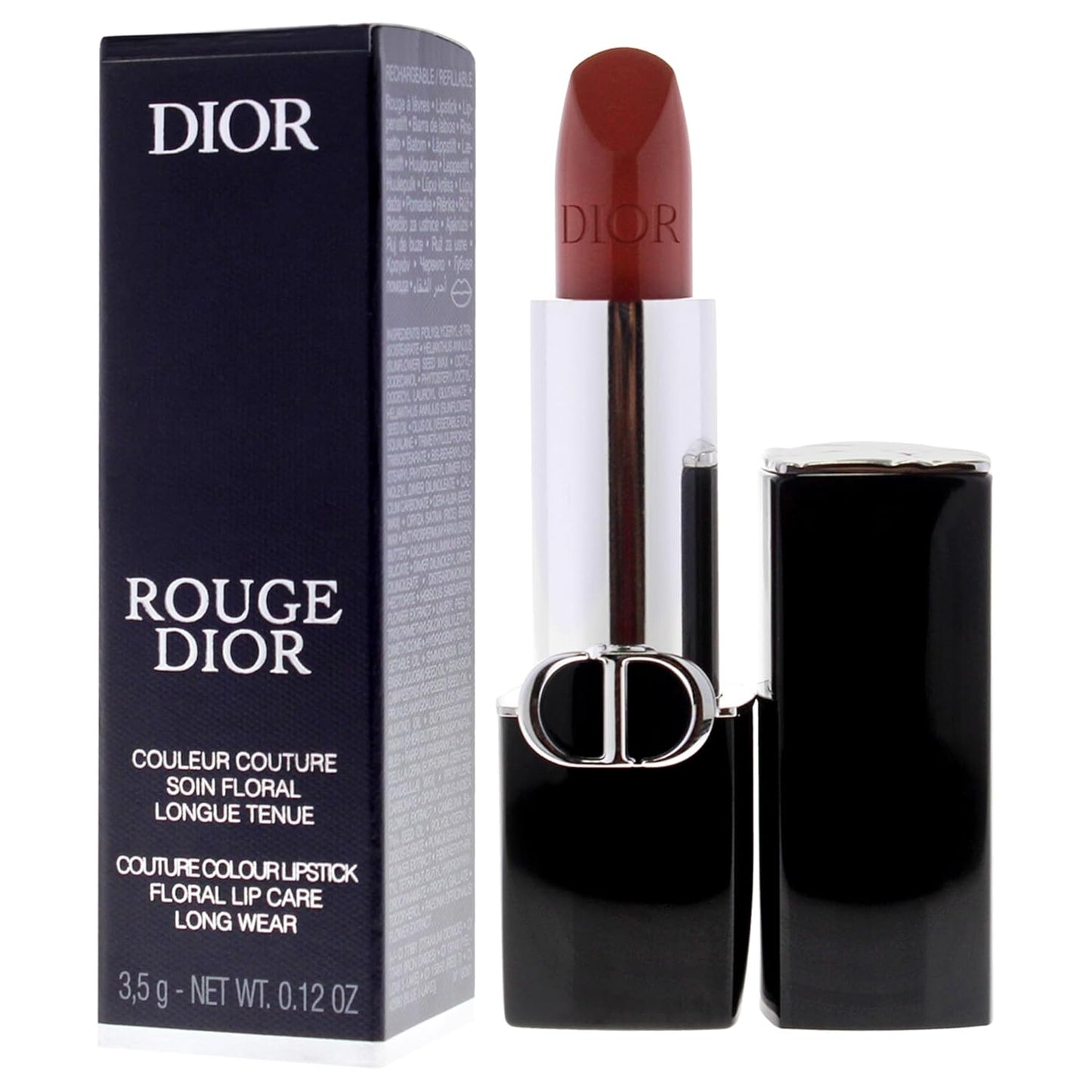 Christian  Rouge  Couture Satin Lipstick - 434 Promenade for Women - 0.12 Oz Lipstick (Refillable)